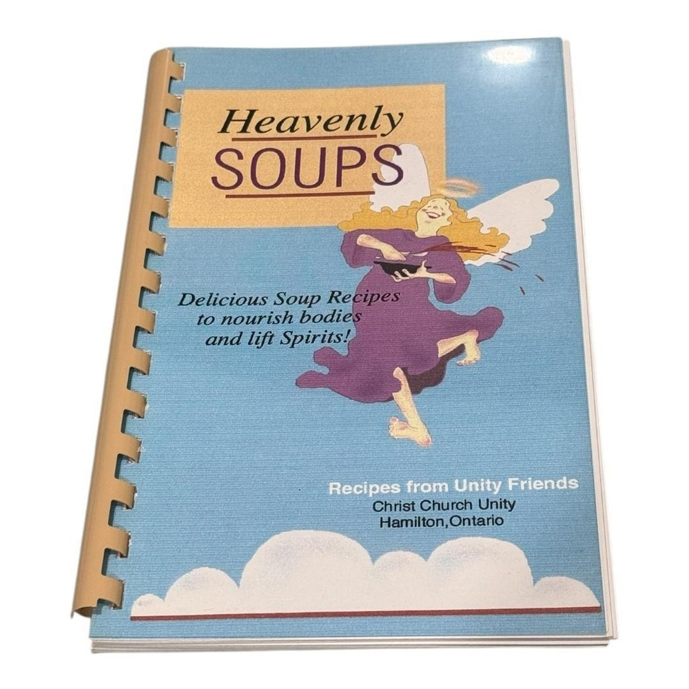 Vintage Heavenly Soups Cookbook Margo Jamieson 2002 Spiral Comb Bound Softcover